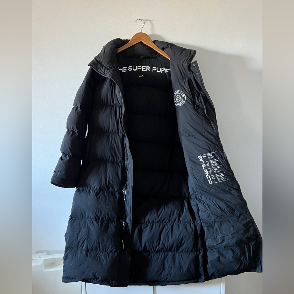 Aritzia Super Puff Long Black Parka